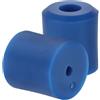 BRIGHTFUFU 2 Pezzi Supporto da Parete per Sci e Snowboard, Gancio Verticale per Skateboard, Materiale TPE Ibrido, Blu, con Espansione e 2 Viti Metalliche, per Garage e Casa, Montaggio Facile