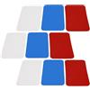 Cabilock 9 Pezzi Kit di Riparazione per Canoa Gonfiabile, Toppa per Kayak in PVC, Sigillatura Istantanea, per Barche Marine e Sport Acquatici, Leggero