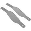 DEARMAMY 2 Pezzi Cinghie Elastiche per Pedali Bici da Esercizio Regolabili | Pedaliera e Cyclette, Design Regolabile, Uso Versatile per Adulti, Accessorio Nero in PP