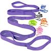 Generic Cinghia da yoga con 10 passanti non elastica per esercizi di pilates, danza e allenamento