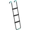 PETSOLA Scaletta con Gancio Stabile Attrezzatura | Antiscivolo, Scaletta per Trampolino, Imbottita di, Giardino, Bambini, Famiglie