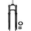 NIKANXIA Forcella a Olio MTB 26/27,5/29 1 1/8 Tubo Dritto 120mm di Corsa | Asse a sgancio rapido 9x100mm, ammortizzatore a olio preciso, ideale per MTB XC & AM