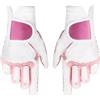 Generic 1 paio di guanti da golf da donna in microfibra per entrambe le mani, confezione da 2 guanti sportivi da donna con fibbia in nylon, antiscivolo, resistenti all'usura, traspiranti, presa migliorata e