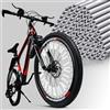 flintronic Riflettori per Raggi, Copri Raggi Catarifrangenti, Riflettori Raggi Bicicletta, Catarifrangenti per Bici Set in Materiale catarinfrangente visibilità a 360 ° e Montaggio Facile