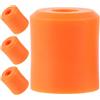iplusmile Porta Snowboard da Parete Verticale in Gomma Arancia | Supporto a Gancio in Gomma, Montaggio Verticale, Compatibile, per Attrezzi Neve