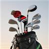 Generic 1 copritesta per mazza da golf a maglia con pompon per driver Fairway Hybrid (UT) in legno con etichette numeriche rotanti, per uomo e donna