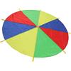TYTOGE Gioco Paracadute per Bambini, Diametro 190 Cm, 8 Maniglie, | Poliestere, Doppia Cucitura, Giocattolo per Bambini, Giochi All'aperto, Dai 3 Anni in su, Pieghevole e Lavabile, da 6 a 8