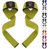 WFX Polsiere per sollevamento pesi imbottite, in neoprene, per uomini e donne, per palestra, cross fit, allenamento, manubri, fitness, body building, power lifting, stacchi da terra
