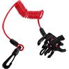 DEARMAMY Cordino di Sicurezza per Motore Fuoribordo con Arresto Emergenza Rosso | Corda in Nylon, Installazione Semplice, per Barca, Accessorio Compatibile con Motori Fuoribordo