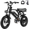VDL Bicicletta Elettrica per Adolescenti 16, E-Bike da 36V 11,4/13Ah Batteria Rimovibile, Città Pendolare Ebike con Display LCD, Freni a Disco Meccanici Anteriori e Posteriori