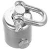 Toyvian Gancio per Sacco da Boxe Chain Hook Gancio Sacco Boxe Acciaio Argento 360° Rotazione Muay Thai Outdoor Deck