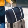 Generic Grande borsone da viaggio - borsone sportivo impermeabile con scomparti multipli, borsa da viaggio per fitness, borsa da allenamento per palestra, Blu navy, 11.81 in * 17.32 in * 5.12 in