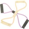 ibasenice 2 Pezzi Fascia Elastica per Allenamento Braccia e Petto, Donna | Tpe e Nbr, Design Semplice e Lavorazione Curata, Facile da Portare e Riporre, Uso Indoor Colore Casuale