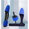 Generic 2 set di coperture per punta per canna da pesca e cravatta per canna da pesca, guanti, cinghie per bendaggio riutilizzabili, blu