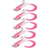 Generic Esche morbide da pesca, 5 pezzi, esche morbide artificiali con gancio, per pesca in acqua salata/d'acqua dolce (SO050-3)