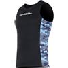 Lynqeeh Gilet da uomo, 2 mm, in neoprene, senza maniche, per immersioni, canoa, nuoto, con nylon, 10% materiale per surf
