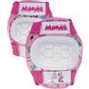 Tataway Kit Con Gomitiere E Ginocchiere Disney Minnie Mouse Da Bambina Per Sport Su Rotelle, Skateboard E Monopattini. Taglia XS (3-6 Anni)
