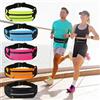 Generic Marsupio da Corsa Impermeabile Marsupio da Jogging per Uomo e Donna Regolabile per Sport Allenamento Marsupio Riflettente Escursionismo Ciclismo Viaggio Mini Borsa per Telefono Cintura Portasoldi