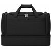CAQYPVH Borsone con Scomparto per Scarpe Pratica, Size to 6, Nero, Nero | Grande Capacità, Multifunzione, Borsa da con Scomparto per Scarpe, Allenamento, Viaggiatori