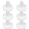MAGICLULU 6 Pezzi Tee da Golf in Silicone Bianco, per Pratica e Allenamento | Leggero, Facile da Trasportare e Riporre, per Principianti, Aiuta a Mantenere Swing Costante e Precisione