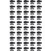 Generic Gomma Per Feeder 50 Pezzi Connettori | cambio rapido esca, per carpa, metodo feeder