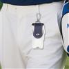 Generic Marsupio in pelle per palline da golf, mini sacchetto con supporto per tee, clip per uomo e donna, cintura da golf, borsa colorata (blu)