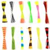 Generic 600 fili di esche in silicone morbido accessorio per gonne gambe esca in gomma per calamari con fiocchi di perle