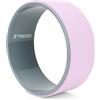 TREXO XTREXO - Ruota Yoga Antiscivolo per Stretching e Schiena - TPE Ecologico - Ø 32 cm Viola - Supporto per Pilates e Miglioramento Postura