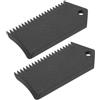 DEARMAMY Pettine Raschiatore per Tavola da Surf Texture Carbonio Nero | Accessorio in Plastica, Manutenzione Semplice, Compatibile Surfboard, Finitura Elegante, Confezione