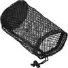 Generic Borsa per palline da golf, 22 x 13 cm, in nylon con coulisse, per 24-32 palline con chiusura a cordoncino per sport da golf, tennis, colore nero