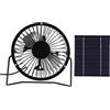 Domary Ventilatore da Pannello Solare USB da 2,5 W 5 V, Ventilatore Portatile Alimentato Energia Solare per Campeggio, Pesca, Escursionismo, Uso All'aperto, Senza Accumulo di