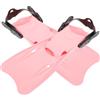 VICASKY Pinne da Nuoto Regolabili 39-43 in Plastica Rosa per Adulti | Leggere e Flessibili, Aiuto al Nuoto, Adatte a Mare e Piscina, per Amanti Dell'acqua e Snorkeling