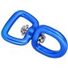Alomejor Anello Girevole in Alluminio per Arrampicata su Roccia e Alpinismo, Fibbia di Connessione Portachiavi Resistente, Attrezzo da Climbing in Lega Leggera Blu Scuro