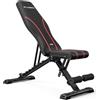 FLYBIRD Panca pesi regolabile FLYBIRD, portata massima 300 kg, panca multifunzionale professionale per l'allenamento a casa, panca reclinabile pieghevole per l'allenamento completo del corpo