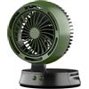 Generic ZHSHYS Ventilatore da Tavolo Solare da Campeggio 1Pc 5W con Lanterna dimmerabile Ventilatore da Tavolo a 4 velocità Ventilatore Esterno Portatile Tenda Interruzioni di Corrente sul Posto di Lavoro