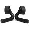 LeeQinersw Maniglia per Allenamento Fitness Impugnatura Barra Trazioni Gancio Allenamento Dorso Presa Ergonomica Rivestita Gomma Diametro3cm in Materiali Leggeri, 45 Gradi