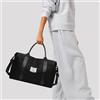 Generic Borsone da palestra per donne con tracolla, borsa da viaggio leggera, borsa sportiva e per il fine settimana, uso notturno, Rosa, 15.7 x 11.8 x 5.5 inches, Casual