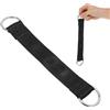KICHOUSE Cinghia per Appendere la Puleggia Fitness 1 Pezzo in Poliestere Nero | Home Gym System e Barre, Uso su Balcone o Soggiorno, Adatta All'allenamento di Resistenza