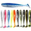Generic 10 esche morbide per una pesca efficace, per catturare più pesci