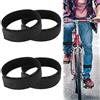 CHONGQILAO Clip per Pantaloni da Bicicletta, 2 Pezzi Mollette per Pantaloni da Bicicletta, Fascia per Pantaloni da Bicicletta, Cinghie Elastiche Antiscivolo per Ciclismo, Jogging, Escursionismo