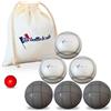 La belle boule - Palla di bocce in schiuma - Interni ed Esterni - Kit 6 palline + maialino rosso + borsa portaoggetti, palla da bocce per bambini e adulti - bocce sicure