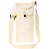 Generic Borsa per bottiglia d'acqua da 22 mm x 13 mm, in rete, portatile, con tracolla regolabile, per sport, escursionismo, campeggio, beige