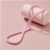 Generic Rosa 6,8 kg alta elastico in silicone figura otto fascia di resistenza per espansione toracica spalla apertura e allenamento