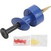 Generic Clip per esche da pesca, 4 artigli, lombrichi con elastico, accessorio per attrezzatura da pesca per attività all'aperto, blu