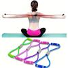 Generic 1 fascia di resistenza media con manici in schiuma, fasce impilabili per allenamento, stretching, yoga e pilates, colore casuale