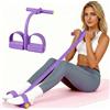 Generic Fasce di resistenza per esercizi a pedale con manici per donne e uomini/aggiornamento 6 tubi attrezzatura manuale per allenamento a tensione per palestra domestica/allenamento della forza muscolare