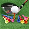 Generic 10 tee da golf, in plastica con gradini, colori misti, infrangibili, per campo di guida e pratica sul campo (8 cm)