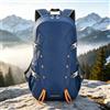 Generic Zaino pieghevole da trekking da 35 l, grande capacità, blu | Zaino da trekking pieghevole di grande capacità, leggero e ripiegabile per viaggi, campeggio e uso quotidiano