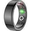 Diyeeni Smart Ring Health Tracker, Smart Ring per Monitoraggio del Sonno Durante Il Fitness, Monitoraggio della Frequenza Cardiaca 24 Ore su 24, Anello Fitness Tracker BT Resistente