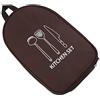 HELEVIA Borsa per Utensili da Campeggio in Tela, Organizer da Viaggio Portatile per Riporre Coltelli e Pentole con Scomparti Individuali per Escursioni Picnic All'aperto con Barbecue (Caffè)